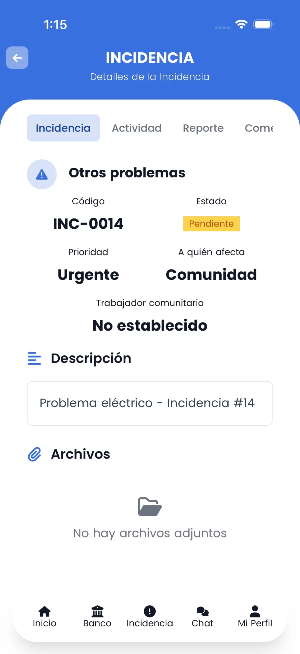 Captura de pantalla de Comunidad App 3